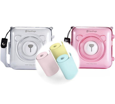 MY Pocket Printer™ (Accessories) - Beetno Store - 3pcs Thermal Paper, printer Protective Case, printer case Pink shell, printer case White shell, TECH, Thermal Paper, Thermal Paper blue, Thermal Paper pink, Thermal Paper yelloow, Thermal Paper yellow, Transparent Printer Case, WORKING